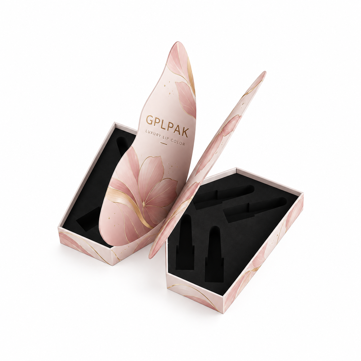 GPLPAK custom butterfly-shaped luxury rigid box