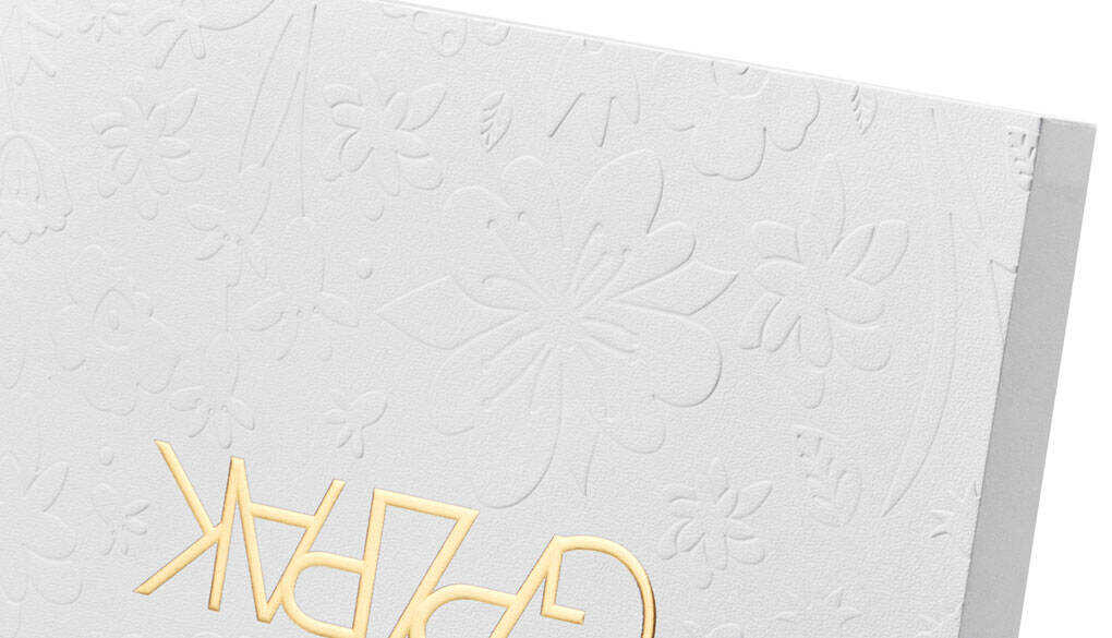 3.	Razor-Sharp Embossing & Debossing.