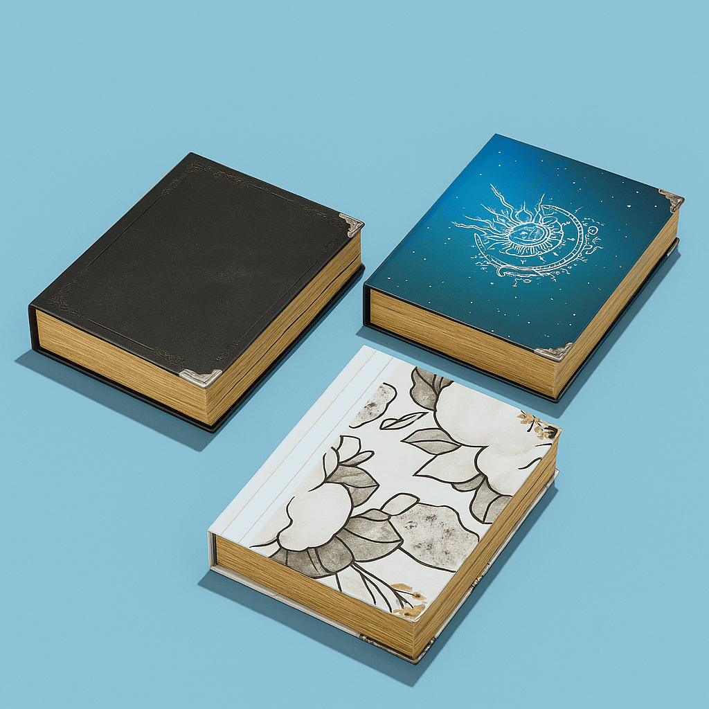 Book shape boxes