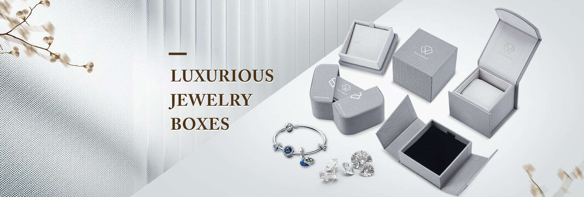 Custom jewelry box manufacturer for luxury brands
