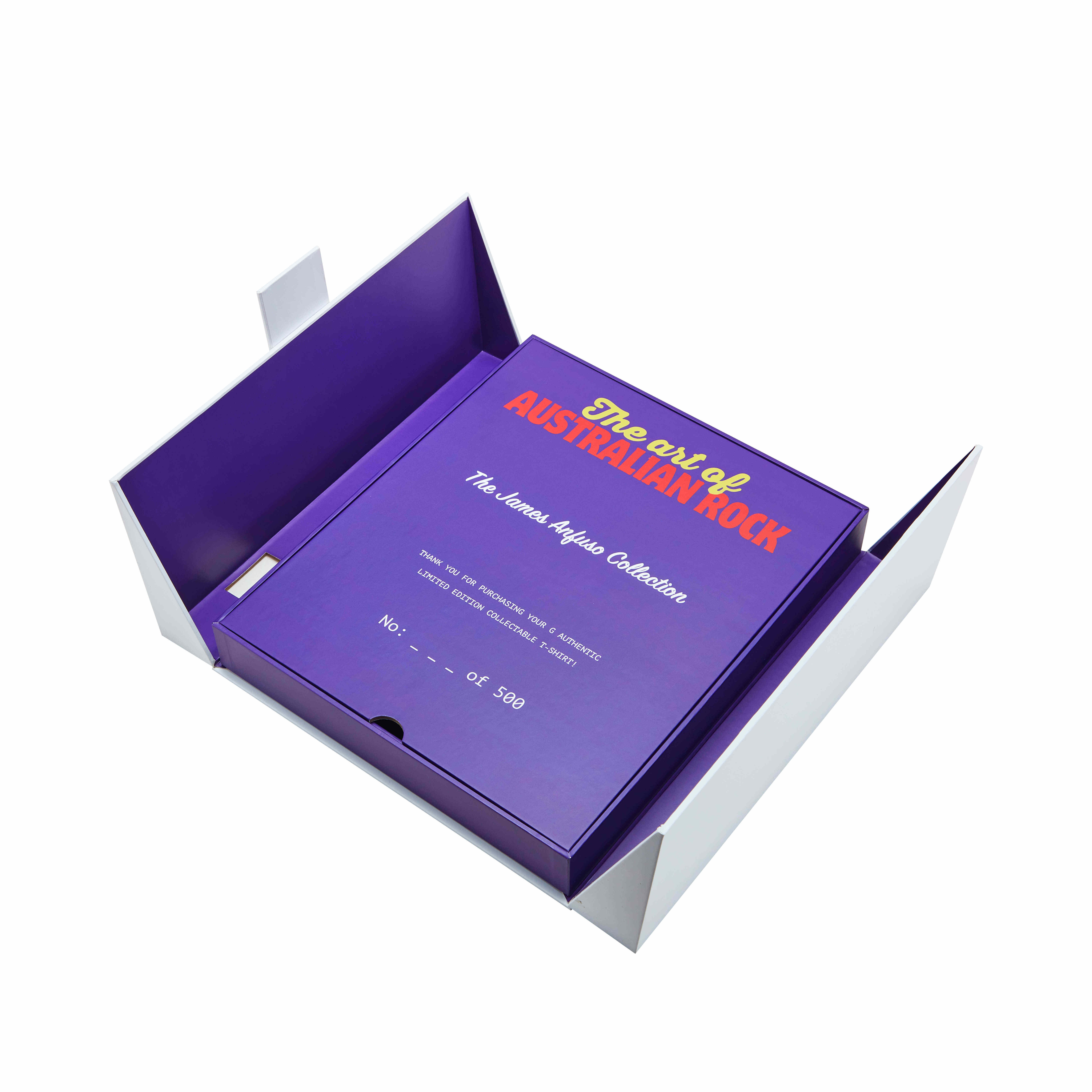 Luxury Custom Double Door Magnetic Box with Inner Panel & Foam Insert for Gift Packaging