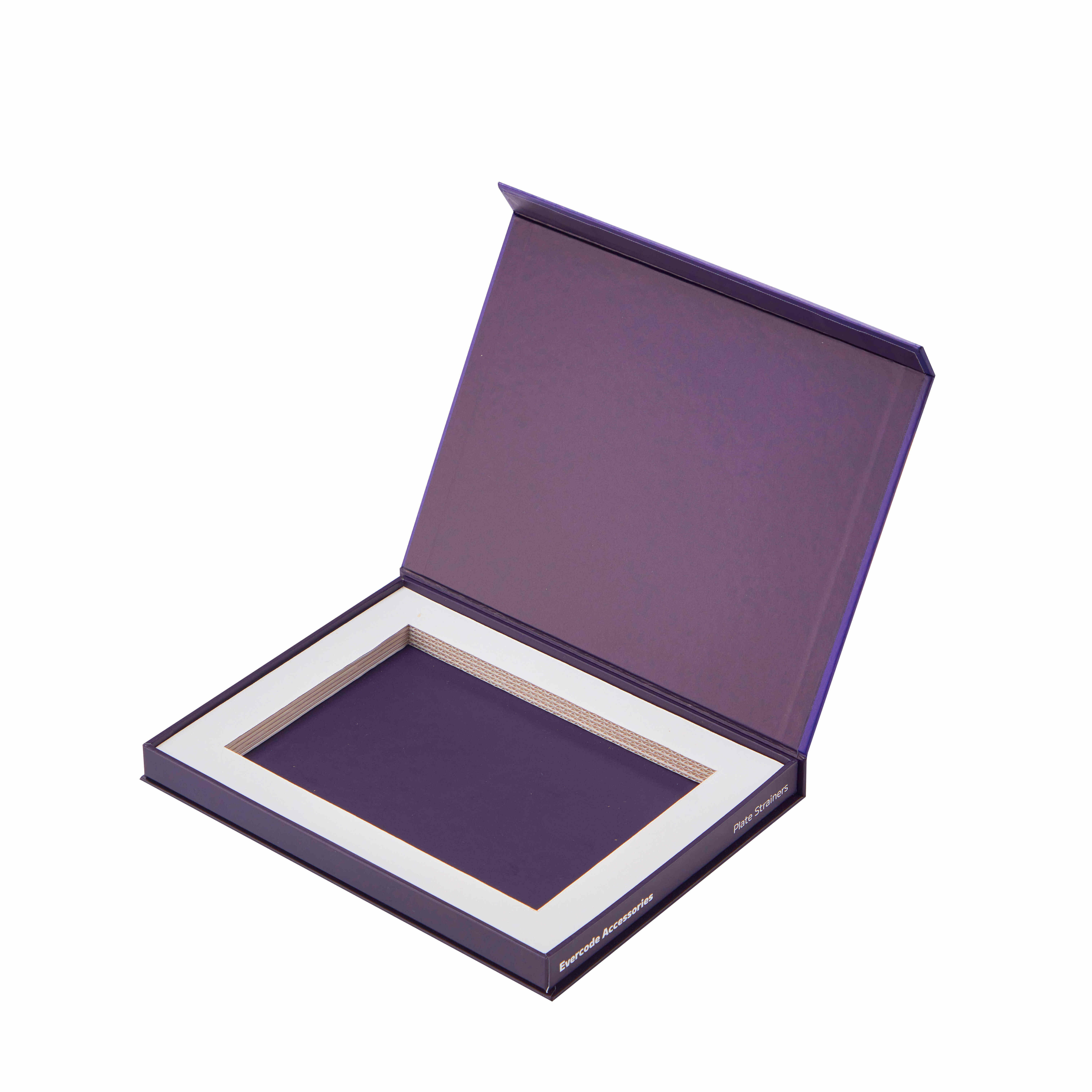 Custom Rigid Magnetic Book-Style Box Manufacturer in China with Layered Paperboard Insert
