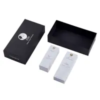 Custom Nice Printing Off Lid Type Rigid Cardboard Gift Box with EVA Foam Tray Packaging for Mobile Phone Case