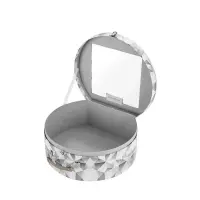 Wholesale Custom Printing Paper Cardboard Suitcase Storage Box With Metal Handles