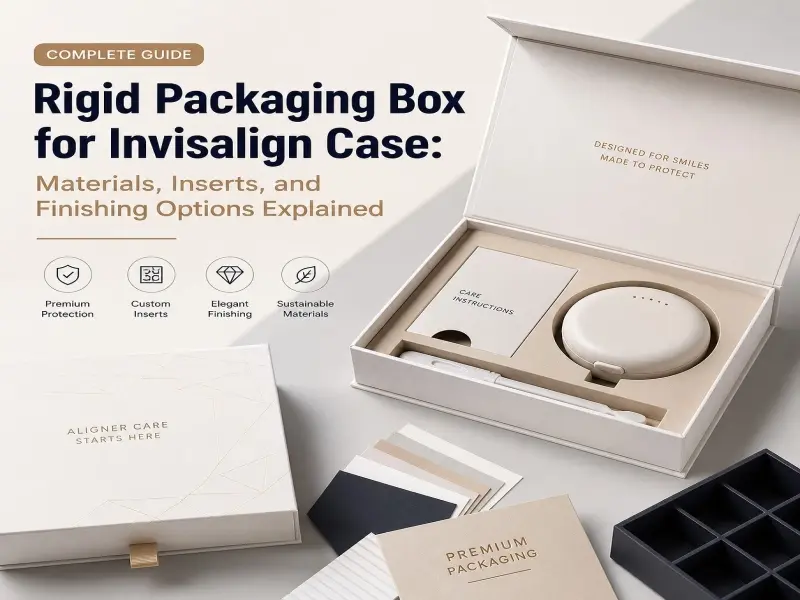 Rigid Packaging Box for Invisalign Case: Materials, Inserts, and Finishing Options Explained