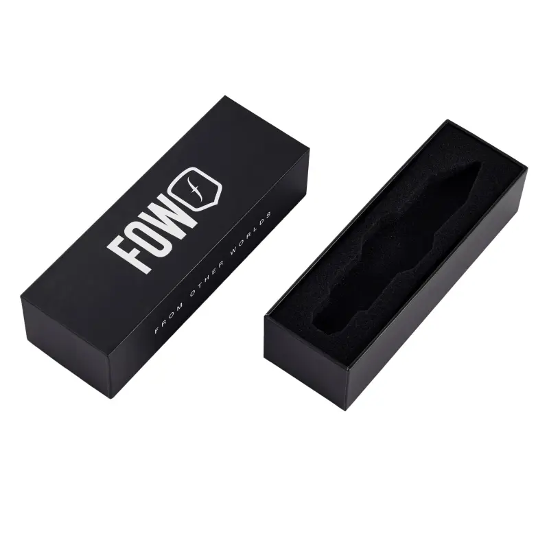 Custom Nice Printing Off Lid Type Rigid Cardboard Gift Box with EVA Foam Tray Packaging for Mobile Phone Case