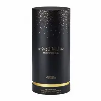    Luxury black texture paper custom foil logo UV rigid tube for body spray