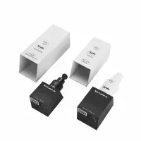 Black & White Luxury Perfume Packaging Box | Rigid Lid and Base Design for High-End Fragrance Presentation