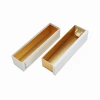  Single Wine Bottle Drawer Box - Custom Insert & Embossed Foil Logo