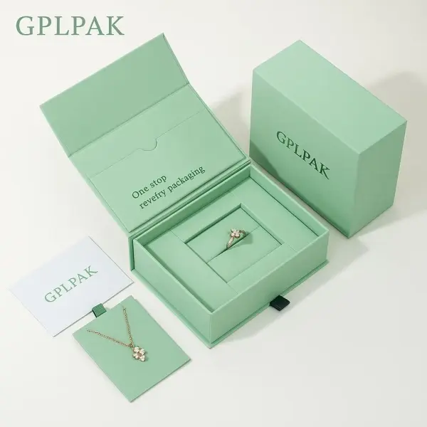 Luxura Flip-Top Magnetic Jewelry Box — Premium B2B Packaging Solution
