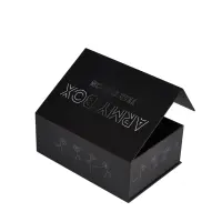 Custom Luxury Matte Black Magnetic Closure Boxes for Shoes, Bags & Apparel