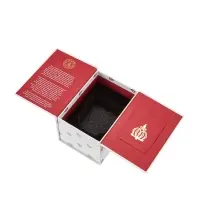 Double Door Rigid Cardboard Perfume Packaging Box