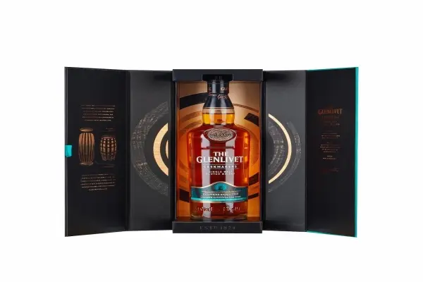 Custom Personalized Premium Natural Empty Double-Door Paper Wine Box Packaging With Foil-Stamped Logo