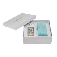 Irregular Shape Luxury Perfume Packaging Box | Rigid Lid and Base Design with White EVA Wrapped Insert