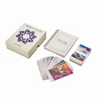 Lid and Base Box for Paper Cards — Custom Rigid Box with Embossed Logo 