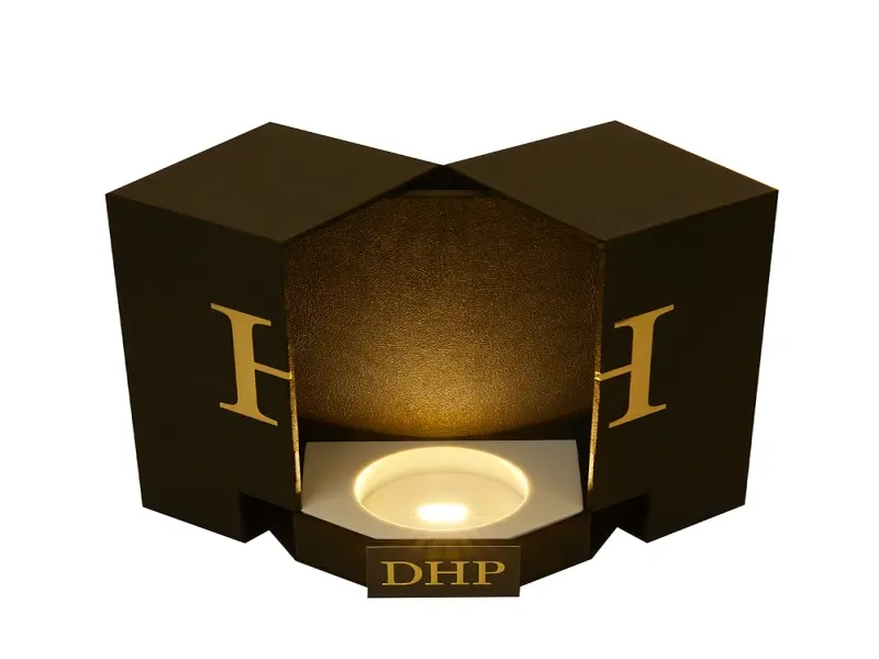 LED Light Perfume Double Door Box