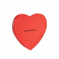 Luxury Red Heart-Shaped Rigid Chocolate Box | Romantic Gift Packaging with Gold Cardboard Insert