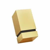Luxury Gold Card Paper Lid and Base Perfume Box with Custom Insert