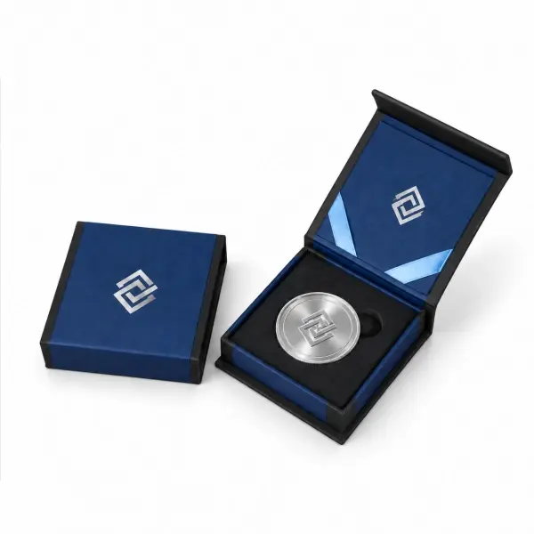 Custom Commemorative Coin Presentation Boxes