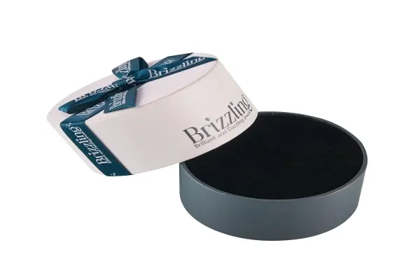 Custom Paper Tube Round Cylindrical Eco Friendly Cardboard Jewelry Box Packaging With Ribbon