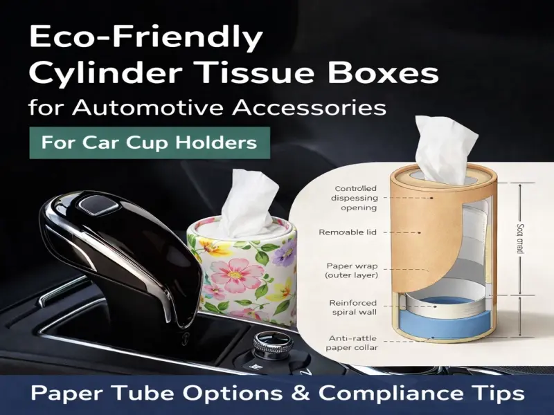 Eco-Friendly Cylinder Tissue Boxes for Automotive Accessories | Paper Tube Options & Compliance Tips
