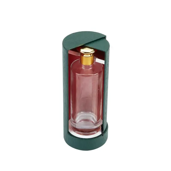 Custom Paper Tube Wine Packaging Round Cardboard Gift Box For Liquor Bottle