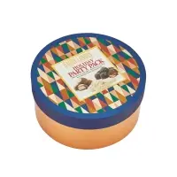Custom Flat-Edge Round Chocolate Box with Paper Dividers | Affordable Factory-Direct Packaging