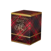 Luxury Red Rigid Lid and Base Perfume Box with EVA Insert and Gold foil