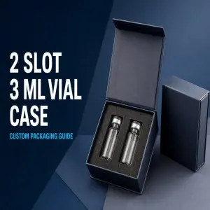 Custom 2 Slot 3 ml Vial Case Manufacturer | GPLPAK