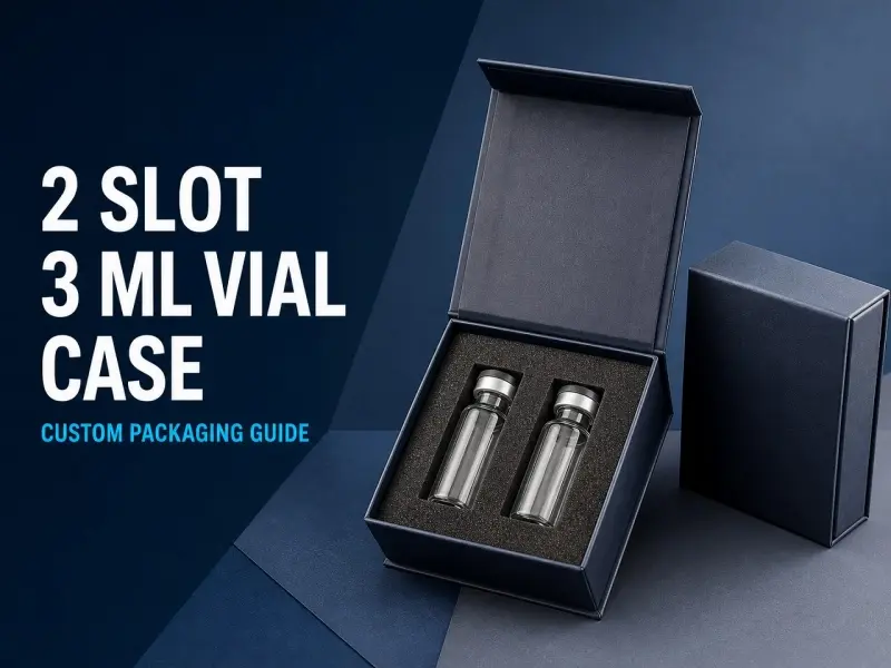 Custom 2 Slot 3 ml Vial Case Manufacturer | GPLPAK