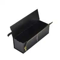 Scodix Zipper Wine Whisky Paper Packaging Box 