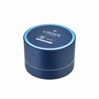 Custom Premium Rigid Hard Cardboard Silver Foil Stamped Paper Tube Round Cylindrical Watch Box for Caja de relojes