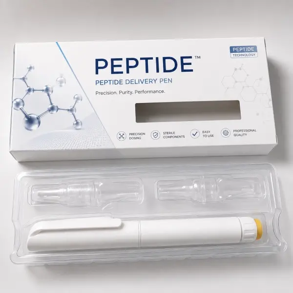 Disposable Injectable Peptide Pen Folding Carton Box