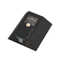 Wholesale Cardboard Wine Storage Boxes Heavy Duty Black Rigid Packaging 3 Bottle Wine and Glass Gift Box Set