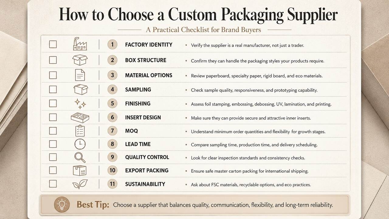 How to Choose aCustom Packaging Supplier How to Choose aCustom Packaging Supplier