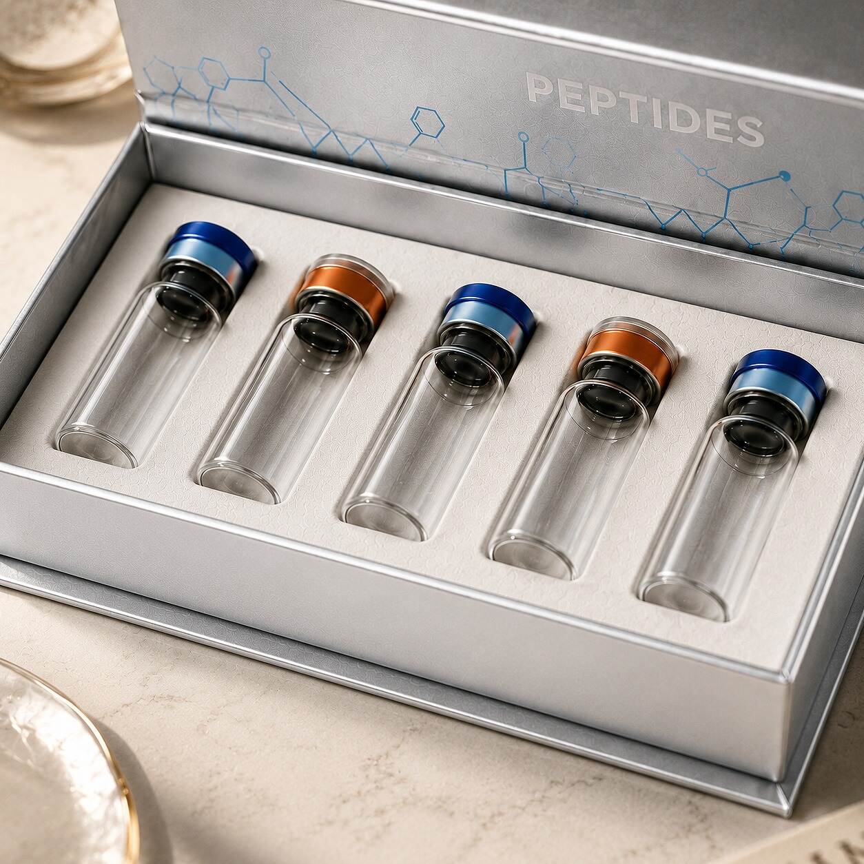 custom peptides packaging gift boxes