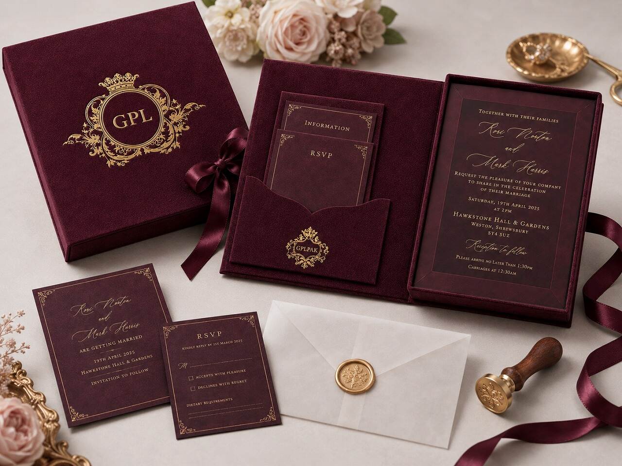 luxury wedding invitation gift box custom luxury wedding invitation gift box custom