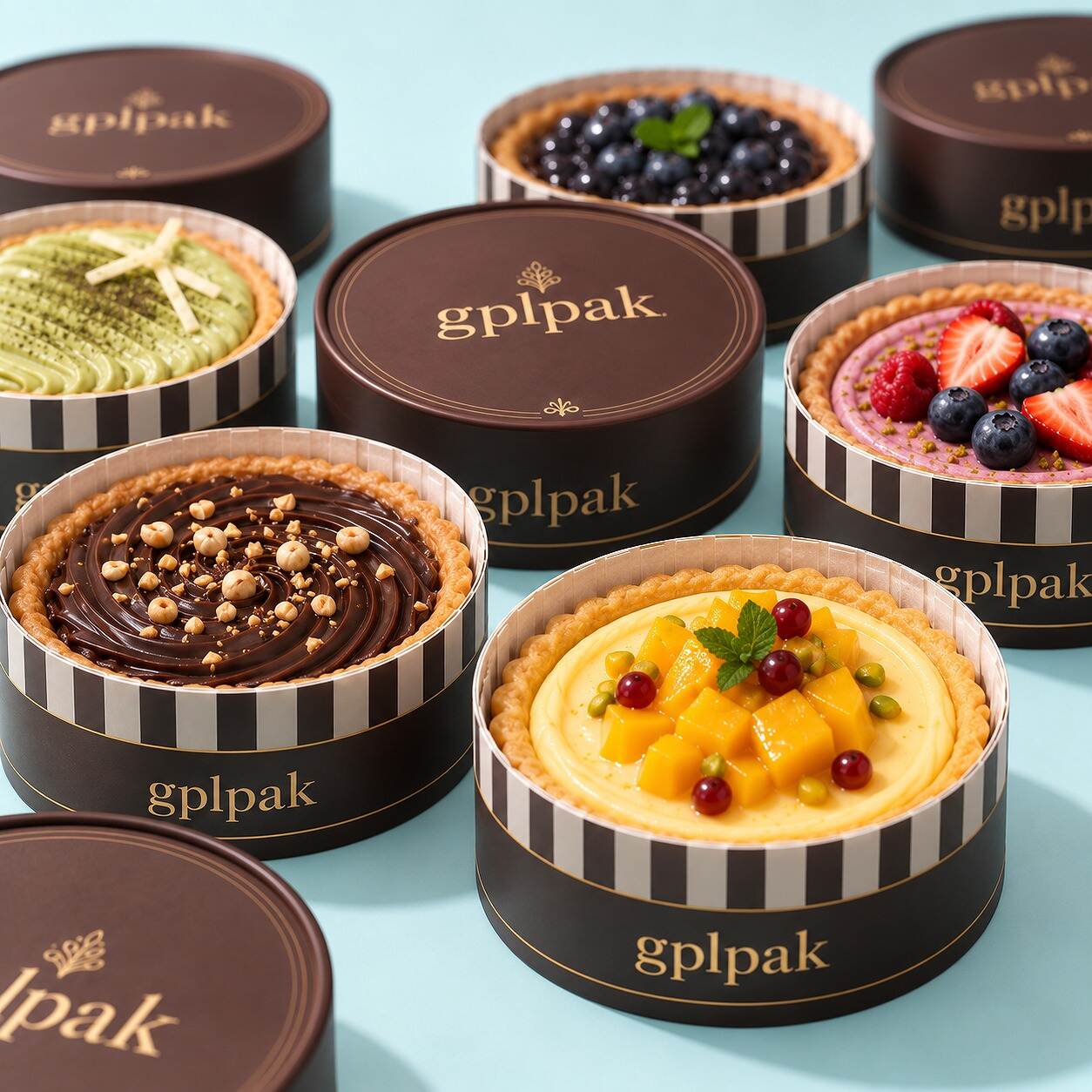 premium cupcake bakery boxes with your logo